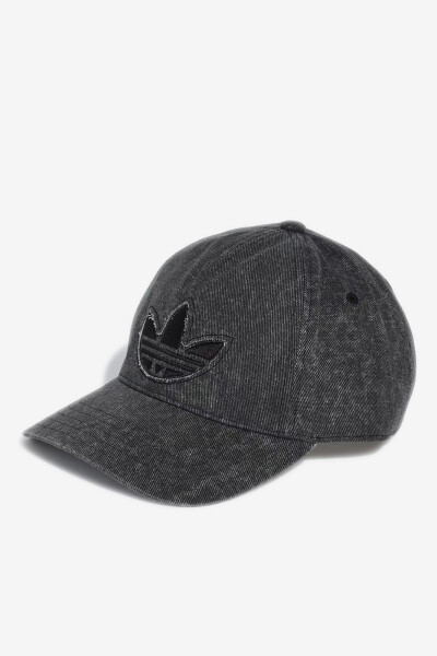 GORRA DE DENIM LAVADO Negro