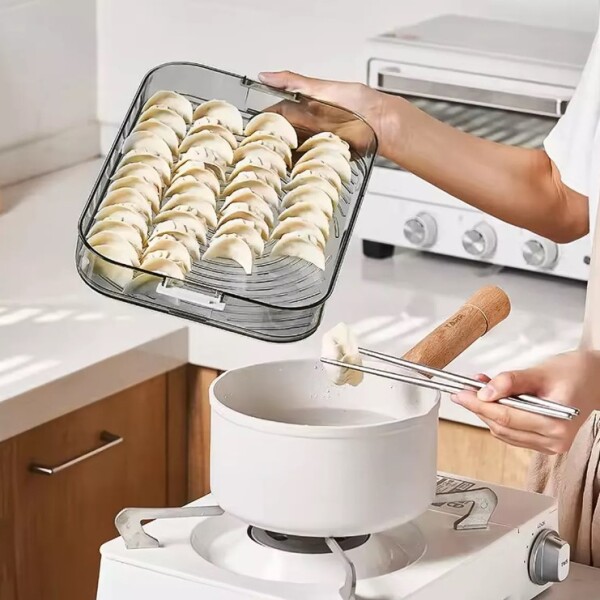 Set X4 Organizador Multiuso Heladera Cocina Bandeja Niveles Color Transparente CTN016 Set X4 Organizador Multiuso Heladera Cocina Bandeja Niveles Color Transparente CTN016
