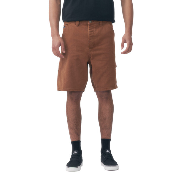 Quiksilver Shorts Carpintero Denim Hombre - Camel Camel