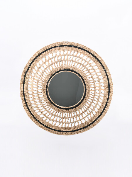 ESPEJO SEAGRASS DUO BEIGE