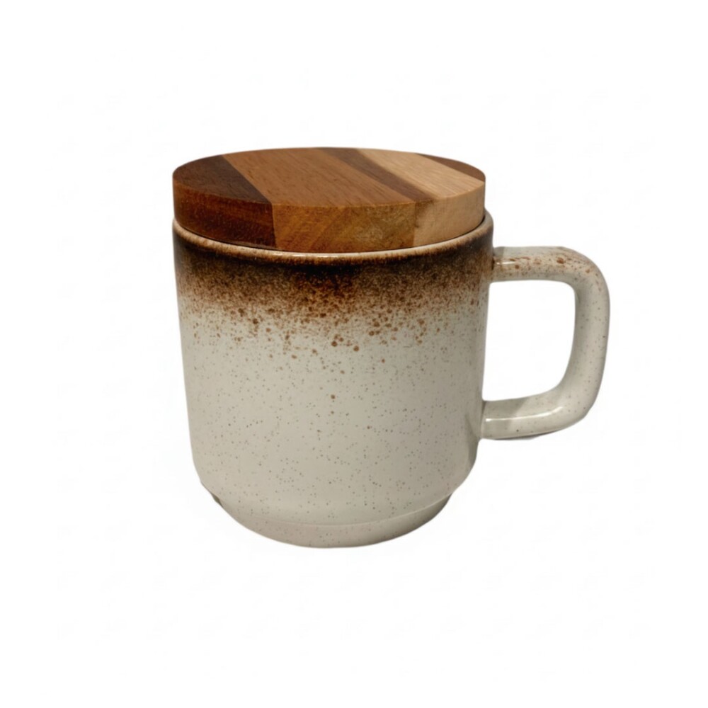 Taza Con Tapa De Madera-LBY714 TAZA CON TAPA DE MADERA LBY714