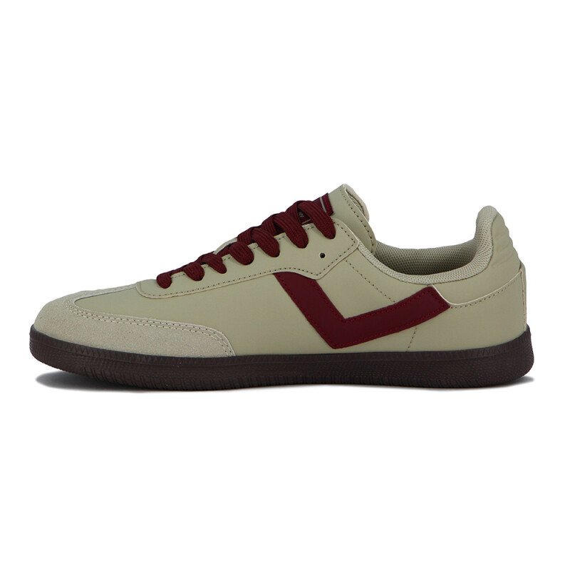 Pony Calzado Lifestyle MoMA Unisex- beige/bordo Beige-Bordo