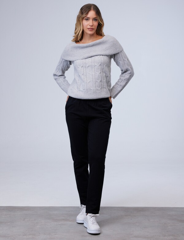 Pantalon Yoga Algodon NEGRO