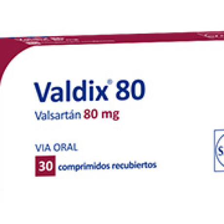 Valdix 80mg 30 Comprimidos Valdix 80mg 30 Comprimidos