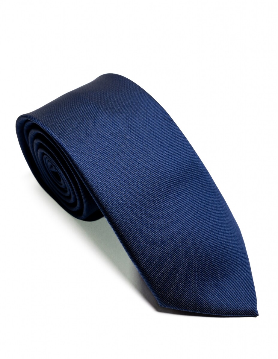 Corbata 8 cm - AZUL 