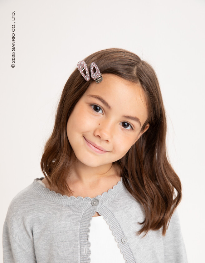 Hebillas Infantiles Licencias Set De Hebillas "hello Kitty" - Combinacion Multicolor