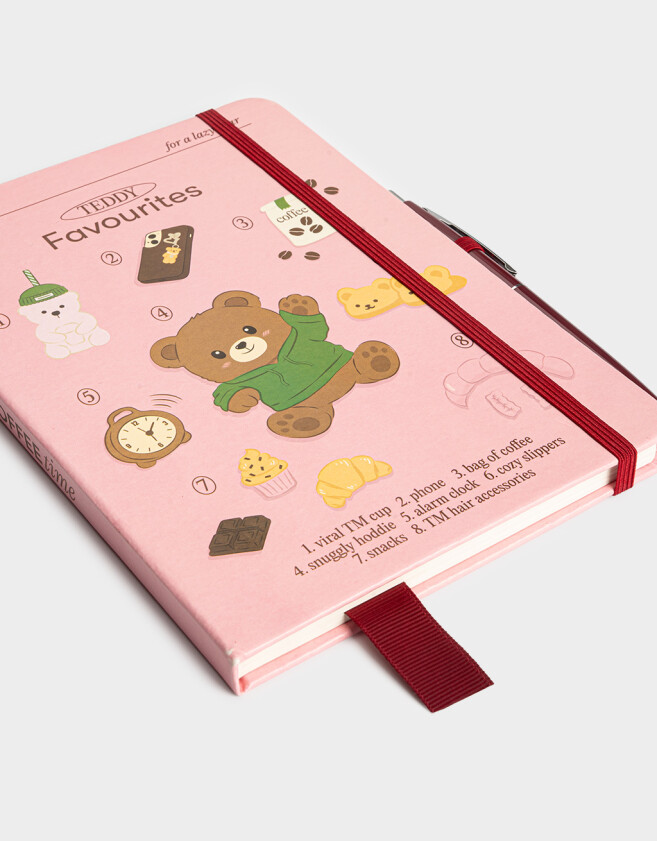 Librería Sets Con Lapicera Set De Librería Con Cuaderno A5 Con Lapicera - Rosa Claro