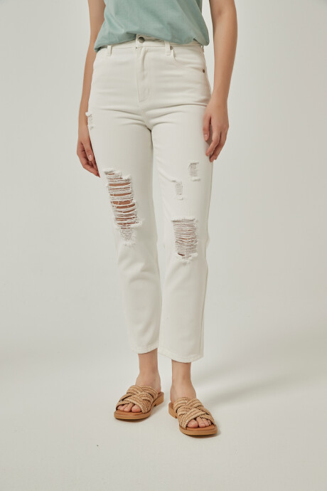 Pantalon Delilah Marfil / Off White