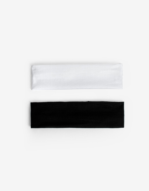 Vinchas Sets Textil Set De Vinchas Sporty - Combinacion Bicolor