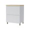 Bajo mesada 70 cm - 1 Puerta 1 Cajón - Rainha Blanco