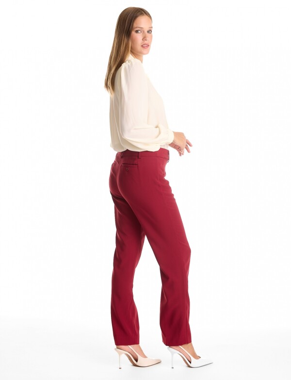 Pantalon Clasico BORDEAUX