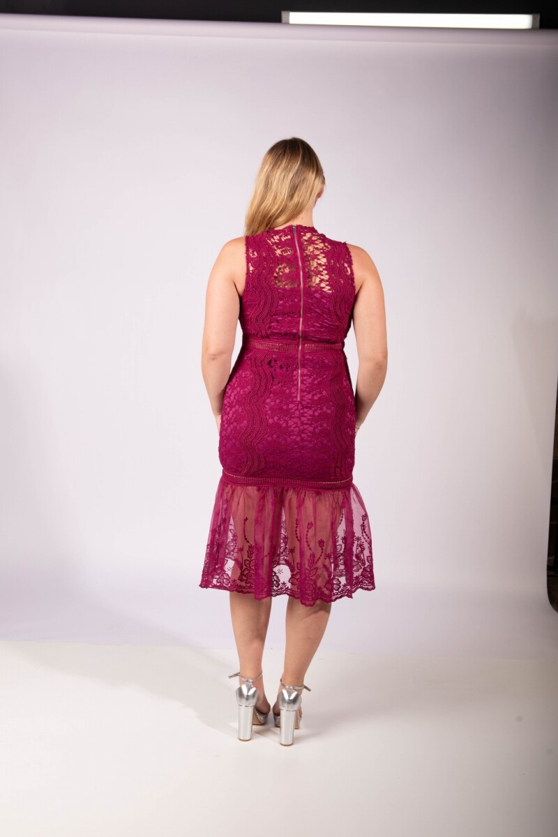 Vestido Fairy Granate