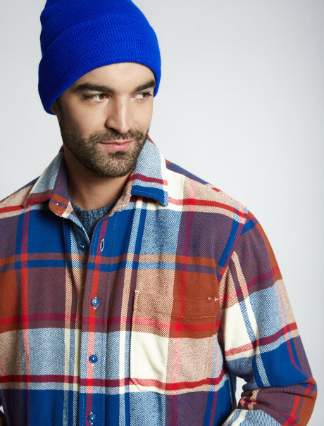 Sobrecamisa franela multicolor