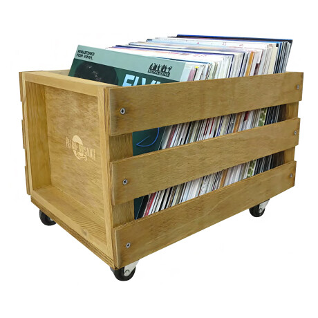 Caja Para 100 Discos De Vinilo 12'' Retro Musique Kxrm32 001