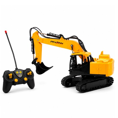Excavadora a Control Remoto con Luz y Sonido 36 cm AMARILLO