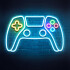 Letrero Neon Cuadro Led Gamepad Usb 5v LETRERO NEON "GAMEPAD" HY-7849