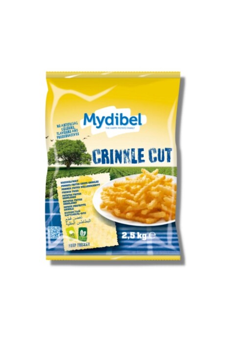 Papas Fritas Onduladas Mydibel - 2,5kg Papas Fritas Onduladas Mydibel - 2,5kg
