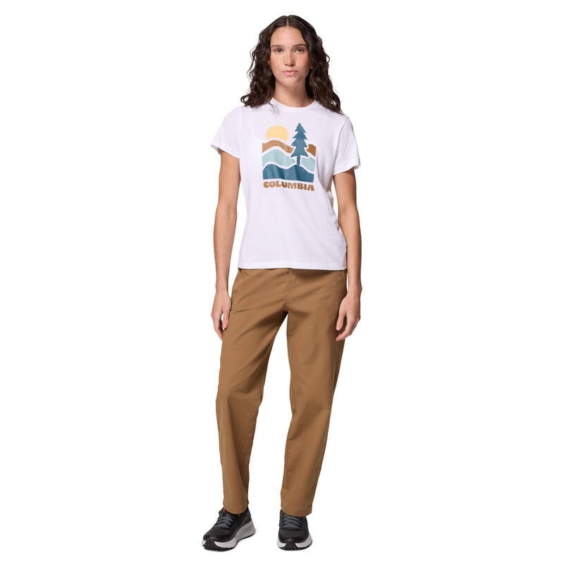 Remera Ruby Springs Mujer White, Get Hiked