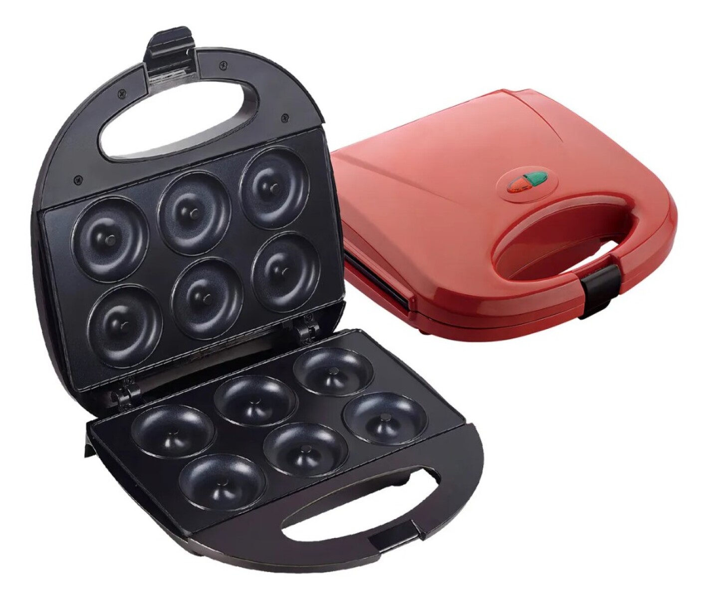 Máquina para Donas Kassel KS-DONUKIDS | Mini Donas | 6 Donas | 750W 