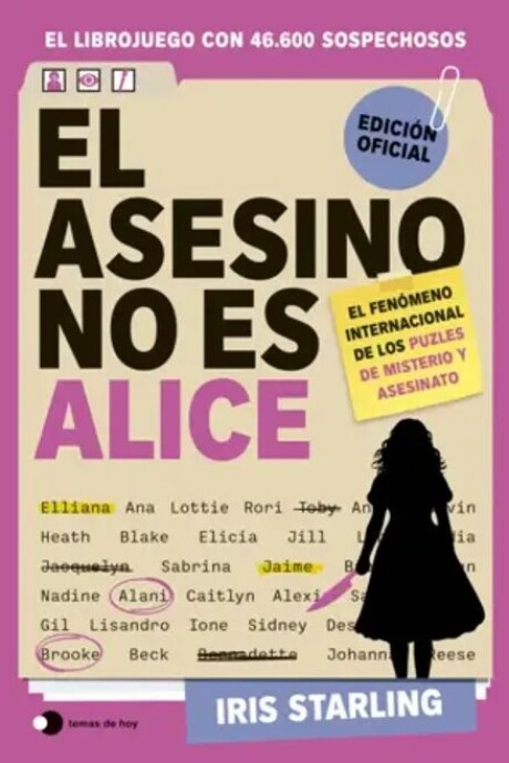 EL ASESINO NO ES ALICE EL ASESINO NO ES ALICE