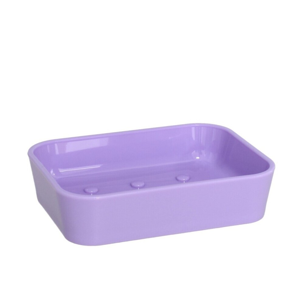 Jabonera Baño 12x9x2.5Cm JABONERA BAÑO RECT. 12X9X2.5CM FLORA -1C