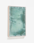 Cuadro abstracto Selnar verde 60 x 90 cm