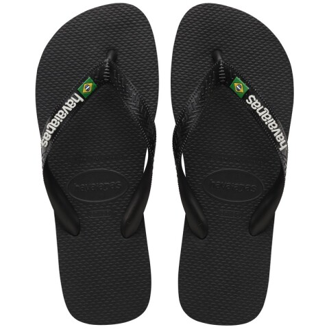Ojotas Havaianas Brasil Logo Negro