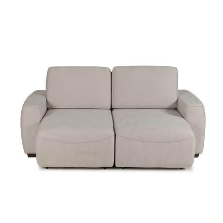 Sofá Adan (Retráctil) - Tela Microfibra - 2 módulos 9248 (Beige)