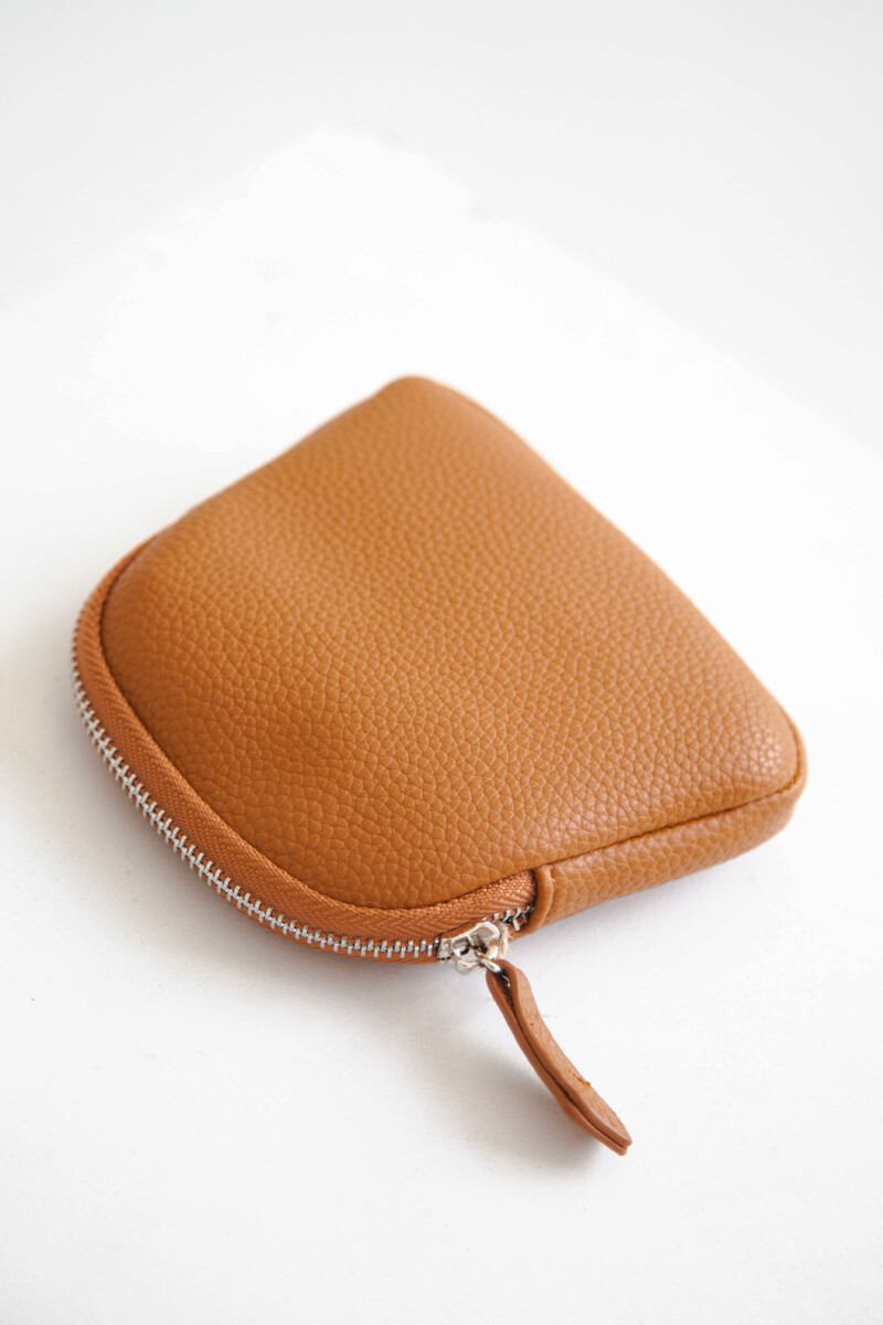 MONEDERO ZIPPER CAMEL