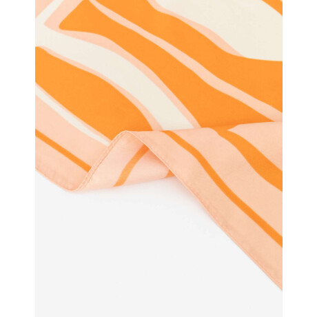 Pañuelo De Raso Estampado Combinacion Multicolor