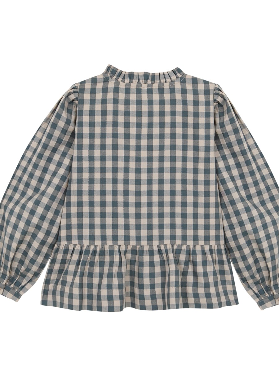 Camisa De Cuadros Con Smo Petroleo