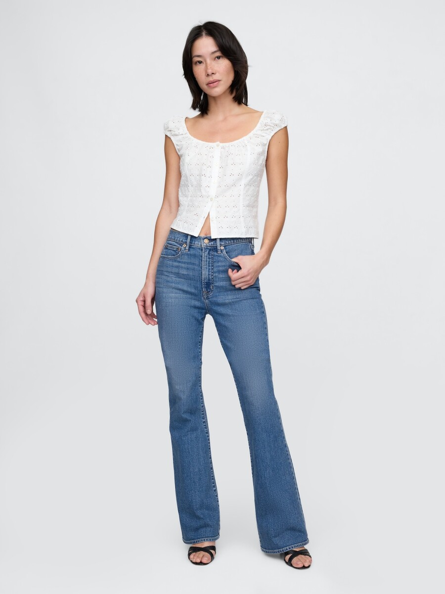 Jean 70S Flare Mujer - Medium Wash 