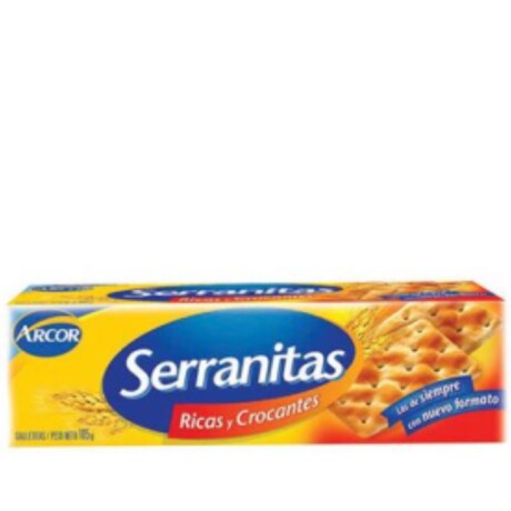 GALLETITA SERRANITAS ARCOR 105g INDIVIDUAL GALLETITA SERRANITAS ARCOR 105g INDIVIDUAL