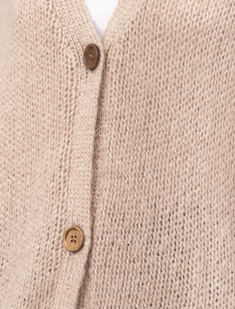 Cardigan Boyfriend beige