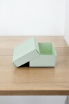 Caja eco 02 - 8x8x4,5 cm. VERDE AGUA