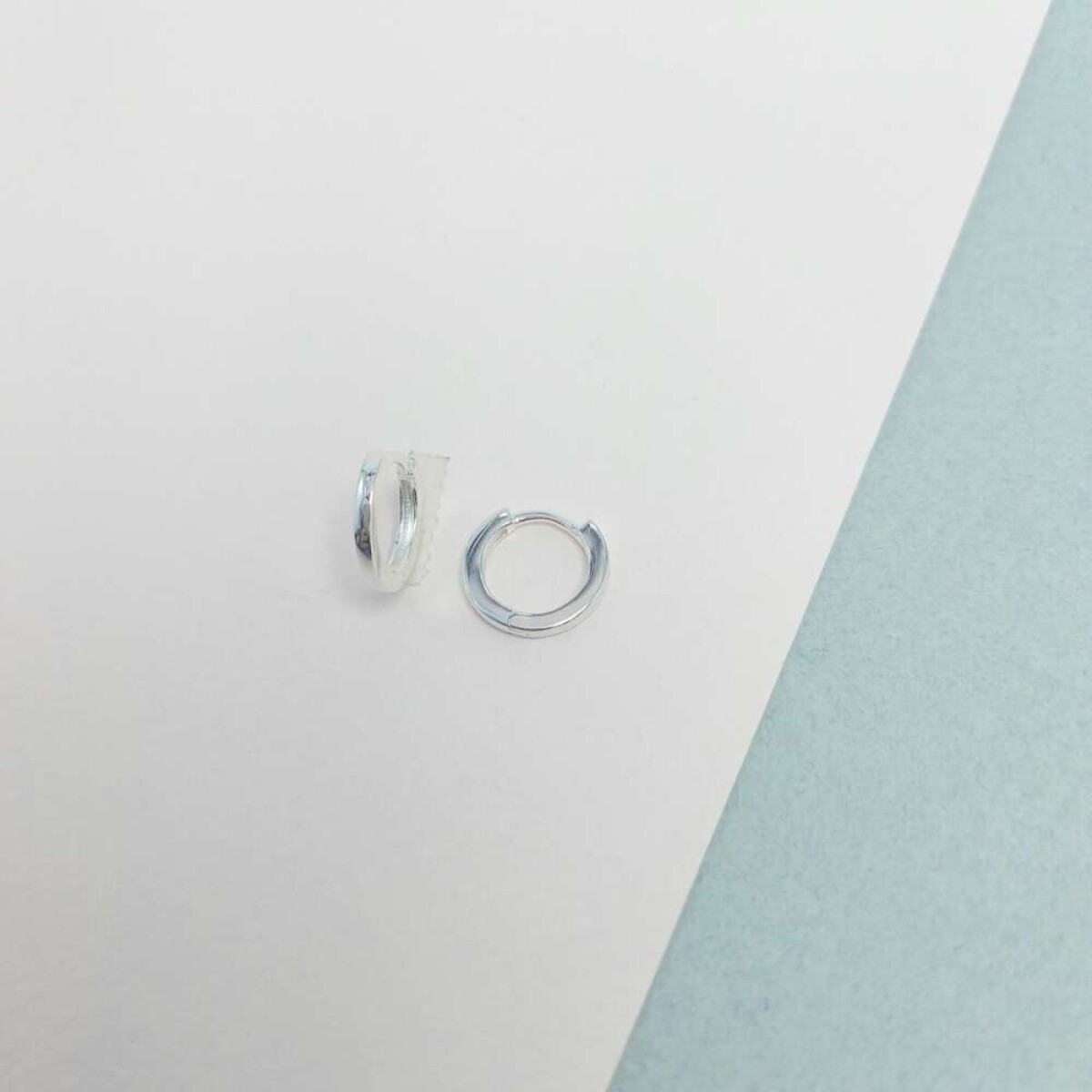 Aros de Plata 925. - Diámetro: 12Mm 