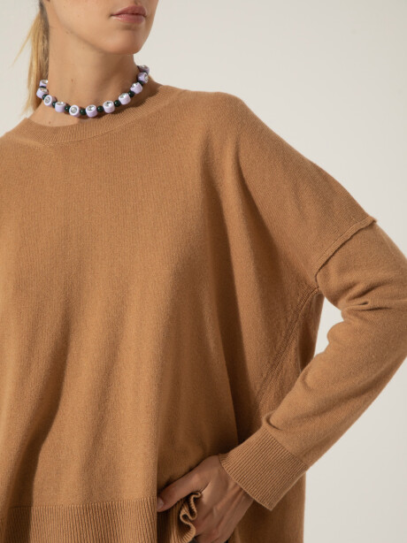 Sweater jacob CAMEL