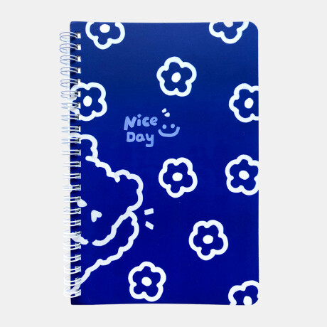 Libreta A5 Estampada Diseño Azul 01
