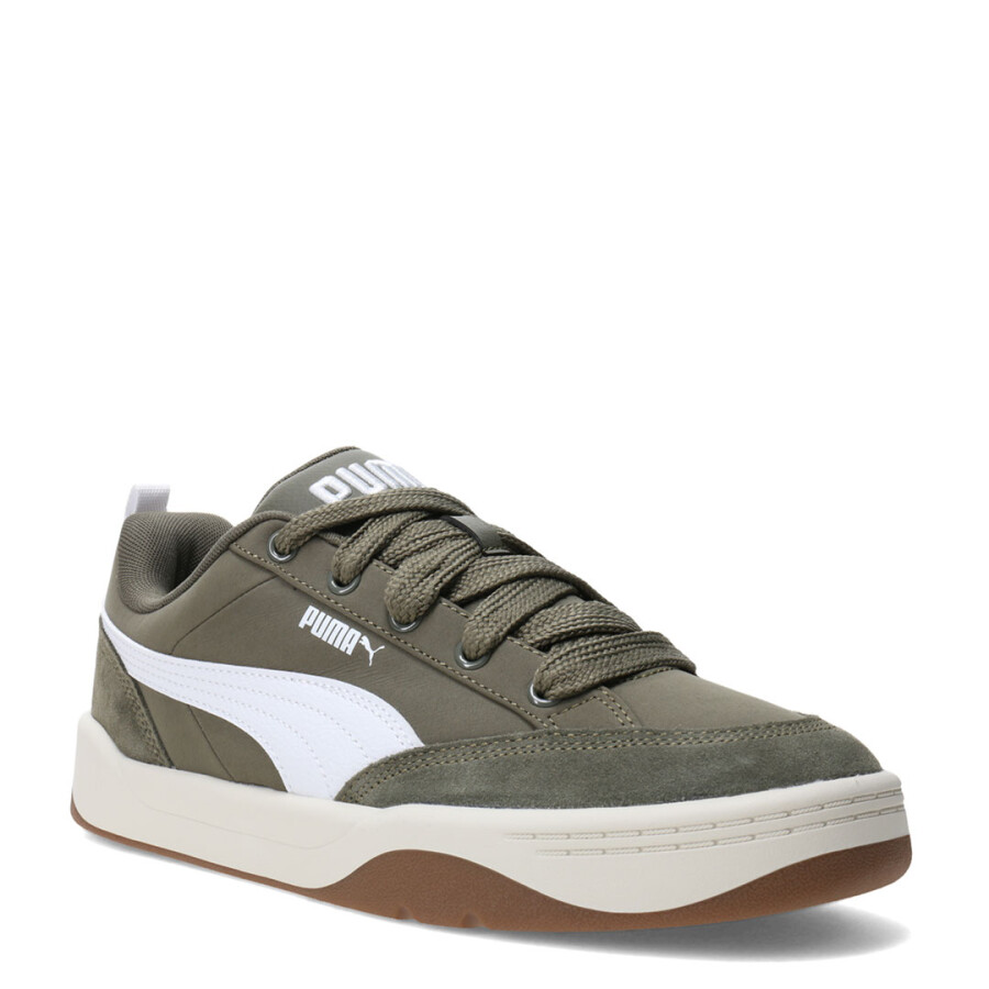 Championes de Hombre Puma Park Lifestyle Street Verde - Blanco