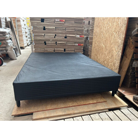 [OUTLET] Base Box para Colchón de 2 Plazas Matrimonial - Madera Revestida en Poliéster Negro [NO TIENE PATAS] [OUTLET] Base Box para Colchón de 2 Plazas Matrimonial - Madera Revestida en Poliéster Negro [NO TIENE PATAS]