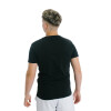 Muvem Men Plain V Neck T-Shirt Negro