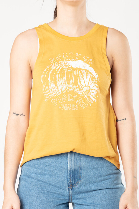 MUSCULOSA CONWAY RUSTY Mostaza