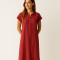 Vestido Caria Bordeaux Claro