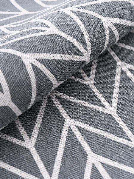 SENDERO POLIESTER GEOMETRICO GRIS
