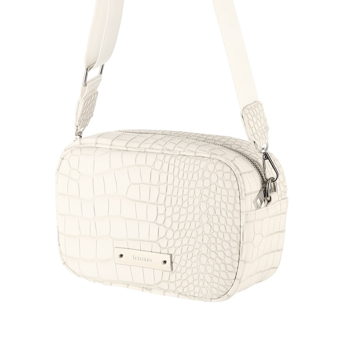 BANDOLERA CROCCO TERRANO - BLANCO 