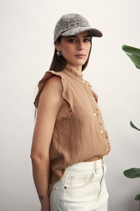 Camisa Melina Tostado