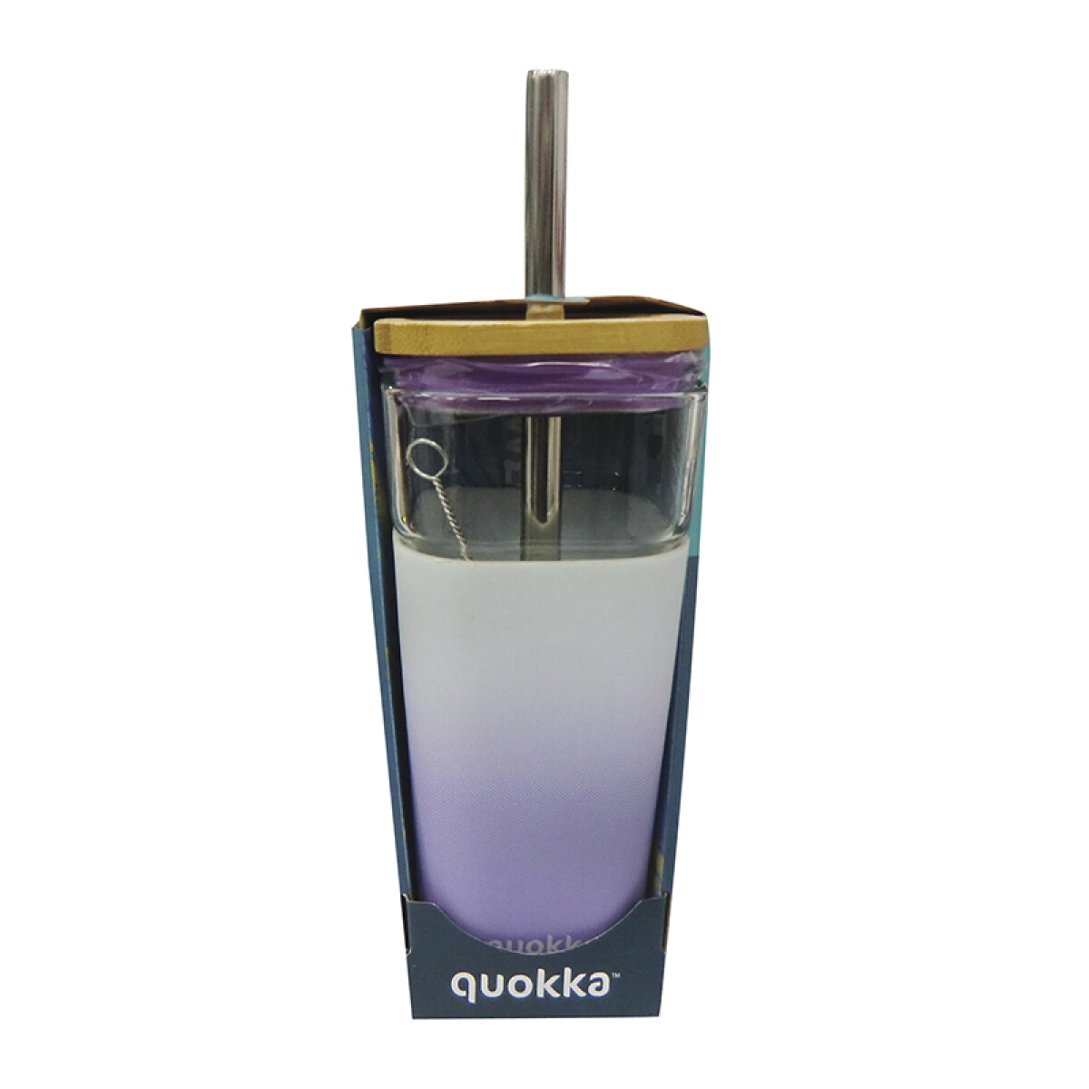 Vaso de Cristal Quokka Liquid Cube - LILA 