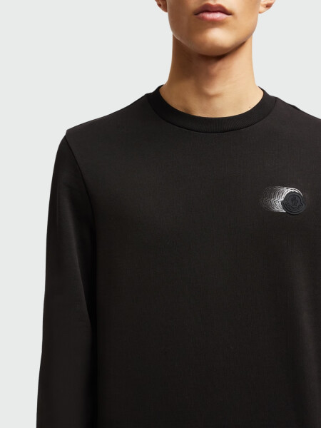 Moncler - Sudadera de cuello redondo Negro