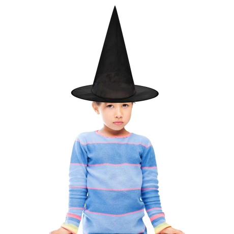 GORRO BRUJA NEGRO O ROJO LISO HALLOWEEN GORRO BRUJA NEGRO O ROJO LISO HALLOWEEN