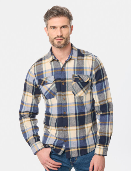 SOBRECAMISA LEÑADORA Azul